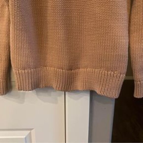 Women’s‎ Banana Republic Brown Thick Chunky Knit Sweater-Size Medium - Picture 6 of 8